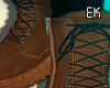 Brown tactical boot