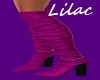 Lilac Suede Thigh Highs