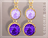Purple Beth Earrings