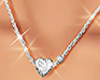 Heart love necklace