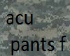 acu female pants