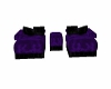 {GD} Purple Twin Sofa