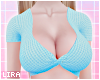 Aqua Knitted Top