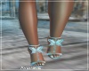 A~ Blue Butterfly Heels