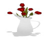 Rustic Red Tulip Pot