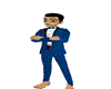 costume bleu