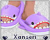 *! Purple Shark Slippers