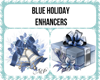 Blue Holiday Decor