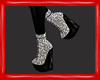 Skull Wedge Boots