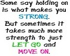 Let go and move on