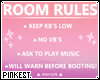 [pinkest]Cute Room Rules