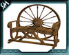 (sm) Wagon Wheel Bench