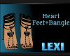 Heart Feet+Bangle