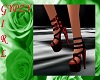 Blk$Red Glam Heels