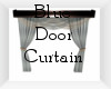Ella Blue Door Curtain
