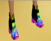 Rainbow Camo Boots F