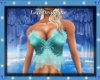 *Angel* Teal Frilly Top