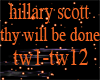 hillary scott thy will b