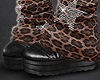Y2K Leopard Legwarmer