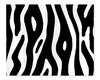 Zebra stripe table 