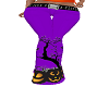 halloween purple jeans