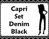(IZ) Capri Denim Black