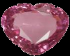 C~ Pink Heart Gemstone