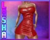 Red Leather Dress RLL