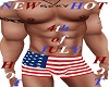 HOT JULY4th FLAG BOXERS
