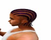 purple short braids