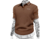 Brown polo