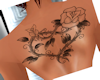 Rose heart tattoo