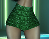 Green Leather Skirt  RLL