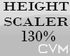130% Height Scaler