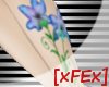 [xFEx]Leg flower tat