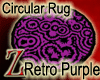 [Z]Retro Purple Rug