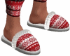 Christmas VSlippers Red