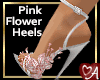 .a WH Pink Flower Heels