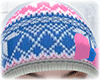 knitted hat blonde