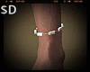 $D - White Anklet