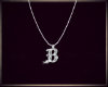 Sliver "B" Necklace