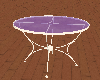 (e) purple/cream table