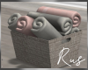 Rus Opal towel Basket