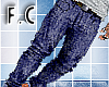 [FC] Blue lose pants
