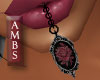 Gothic Rose Mouth Charm