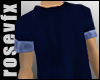 Navy Blue T-Shirt Male