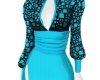 Blue glam dress