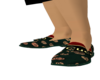 MALE SHOE-DRK GREEN