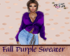 Fall Purple Sweater