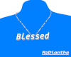 Blessed silver necklace